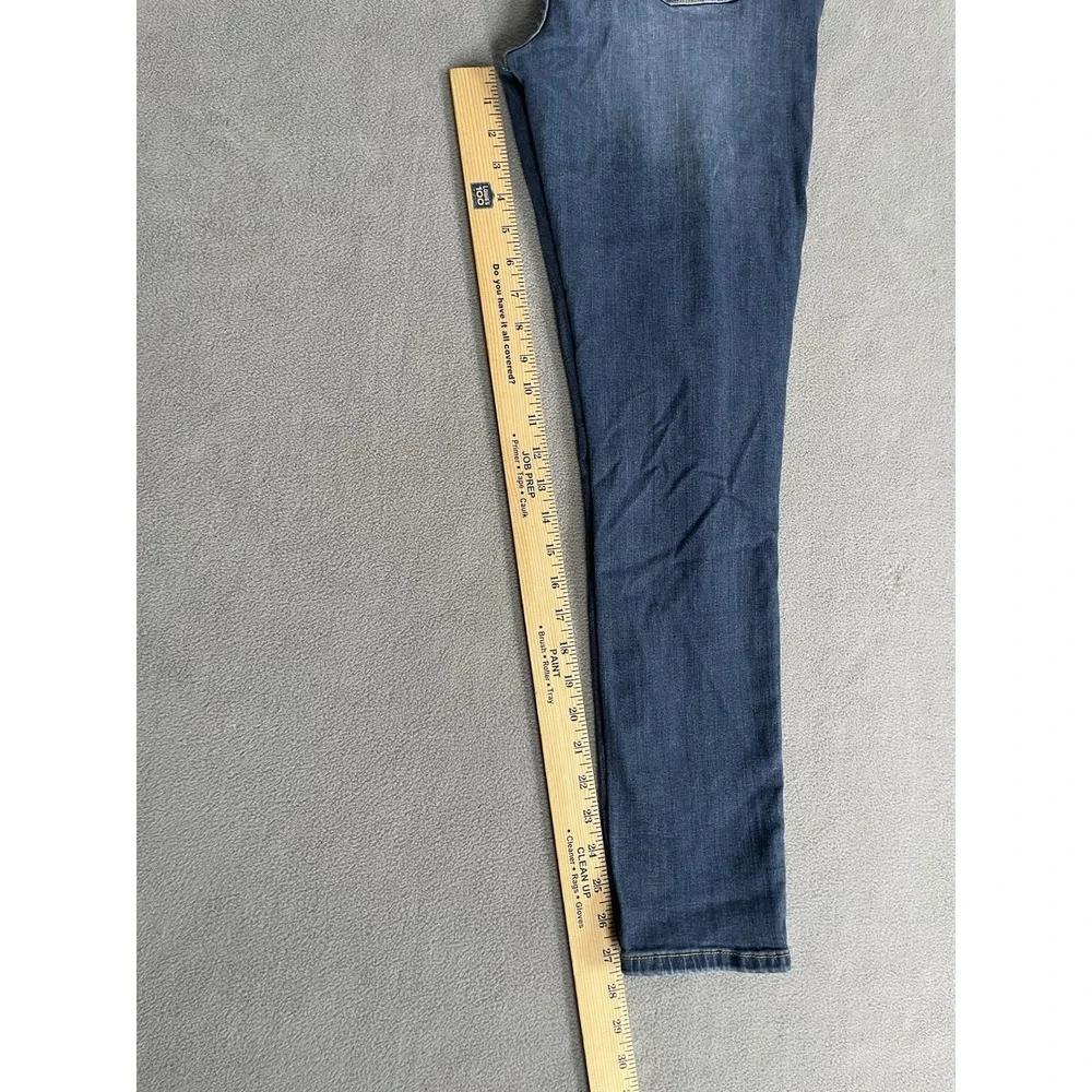 Judy‎ Blue Jeans Womens 15 Blue Skinny Fit Patchwork Distressed 30x27